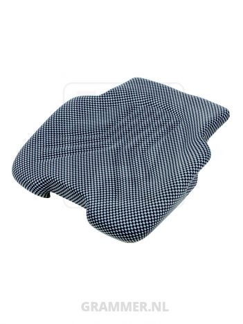 Grammer zitkussen 521 stof blauw/zwart matrix voor Primo M, Primo XM, Primo L, Primo XL, Primo Professional M, Compacto Comfort M, Compacto Basic M - MSG65, MSG75GL, MSG83 en MSG93