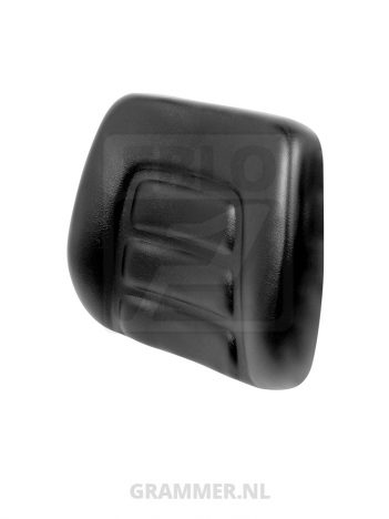 Rugkussen passend voor Grammer B12, GS12 en GS20 zwart pvc