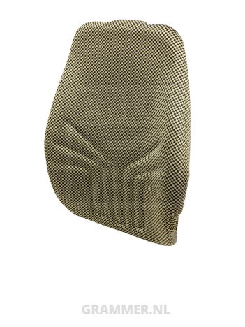 Grammer rugkussen 722 stof geel/zwart voor Actimo M, Actimo XL, Actimo XXL - MSG85, MSG95A, MSG97AL