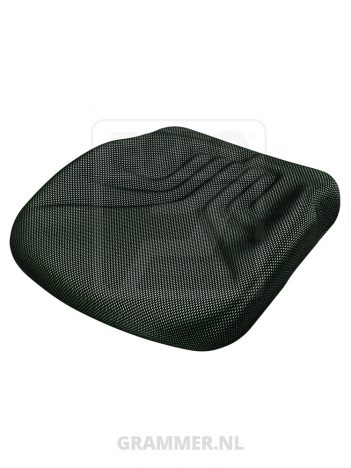 Grammer zitkussen 731 zwart/groen agri dikker kussen zonder uitsparing