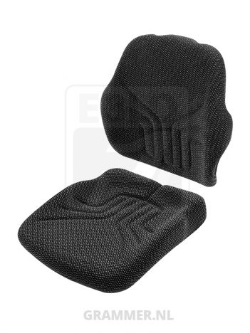 Grammer kussenset type 721 stof zwart matrix voor Maximo