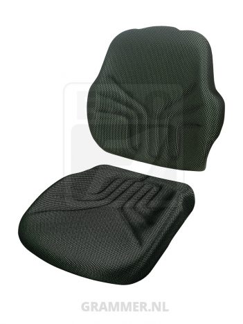 Grammer kussenset type 731 zonder uitsparing stof groen/zwart (agri) voor Maximo Comfort
