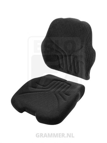 Grammer kussenset type 731 stof zwart matrix voor Maximo