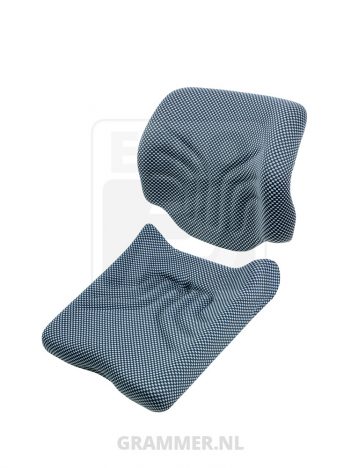 Grammer kussenset MSG20 stof blauw/zwart