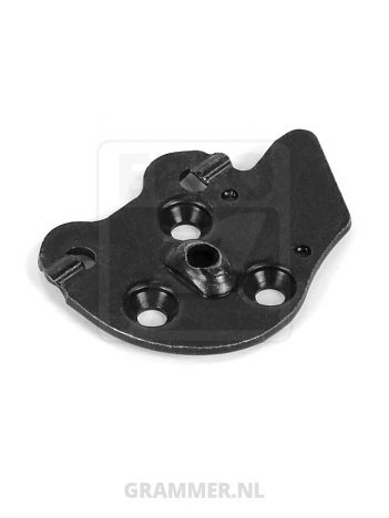 GR.808631 Grammer Montageplaat voor rugverstelling van Grammer Actimo stoelen. Grammer 1131378, AG1131378, 1216288, 140696