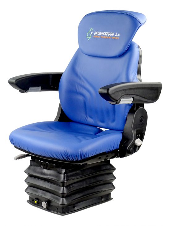 Eigen logo op Grammer stoel