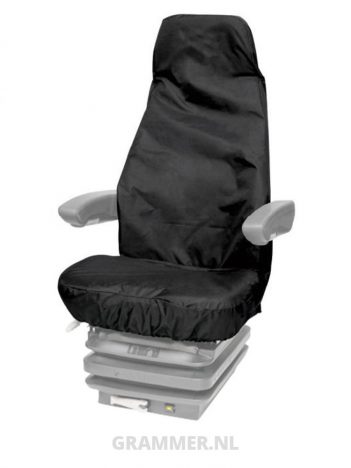 Grammer stoelhoes beschermhoes bouwmachinestoel universeel zwart