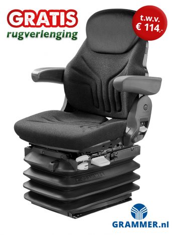 GR.200450 Grammer Maximo L/G (MSG95G/721) luchtgeveerde trekkerstoel. Grammer 1248637, G1248637, AG1248637, Z56069, A53060, GRA60490, 1.248.637